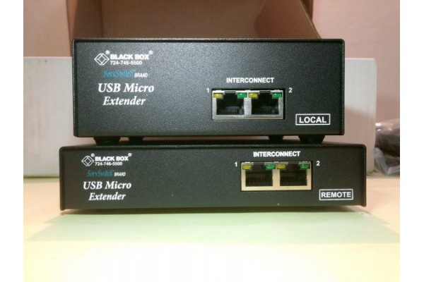 CATx + USB Micro Extendered, ACU4201A, Black Box USA 